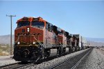 Westbound intermodal works up the grade